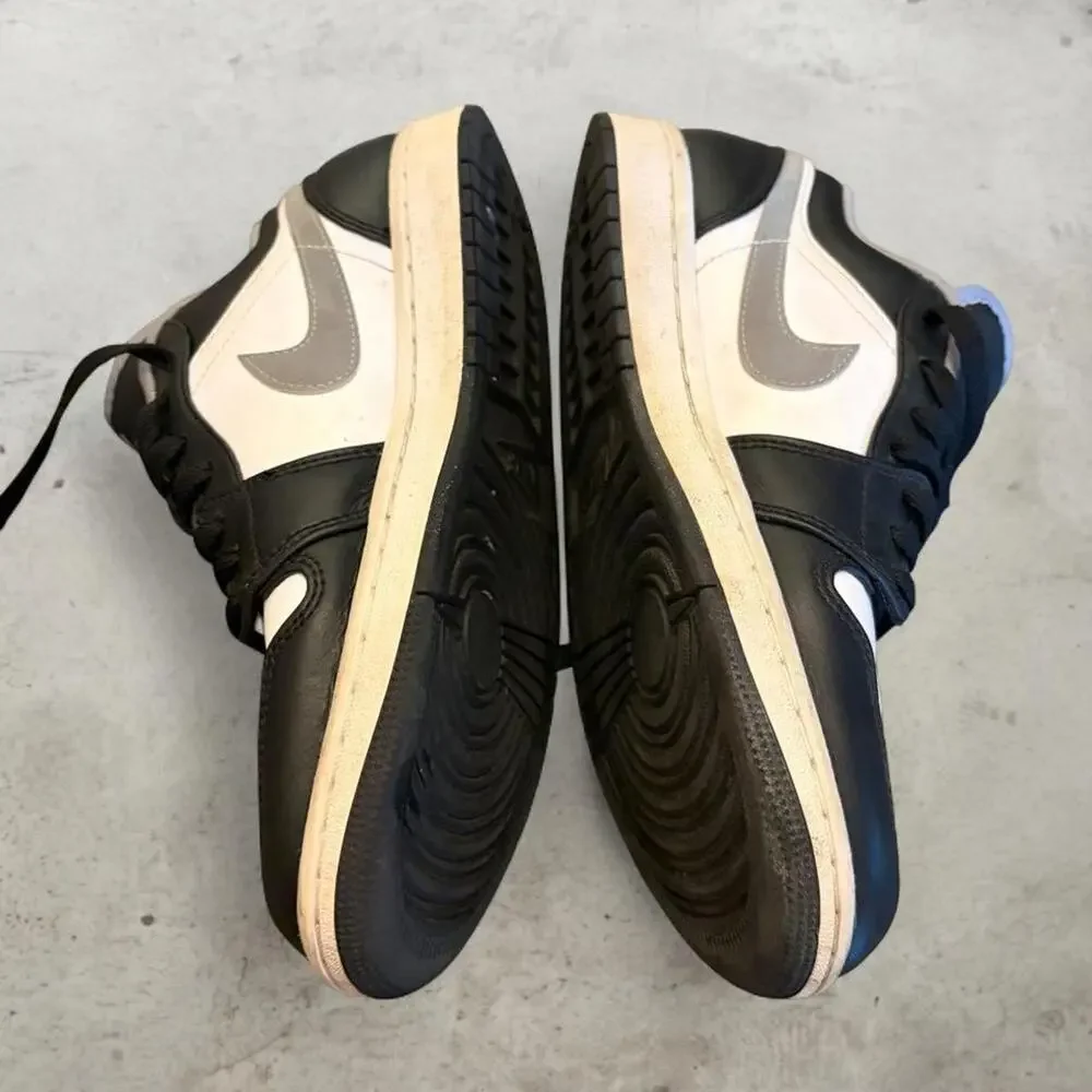 Air Jordan 1 Low Shadow Black Grey Shoes Mens 8 553558-040